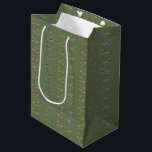 Sacola Para Presentes Média Estirpes De Pesca De Voo<br><div class="desc">Celebre o entusiasta da pesca com um saco de presentes de isca de pesca com mosca. Excelente para Dias de os pais,  pescadores e desportistas.</div>