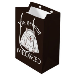 Sacola Para Presentes Média Estou Me Meow-indo!