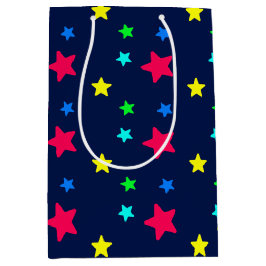 Sacola Para Presentes Média Estrelas
