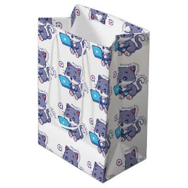 Sacola Para Presentes Média estudante preguiçoso giro - talvez amanhã eu estud