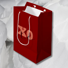 Sacola Para Presentes Média Etiquetas para presentes do Namorados XOXO Preto d