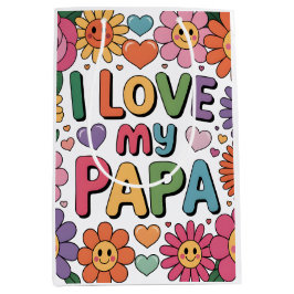 Sacola Para Presentes Média Eu amo meu papai