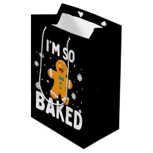 Sacola Para Presentes Média Eu Estou Tão Assado Homem de Biscoito de Gengibre