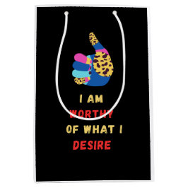 Sacola Para Presentes Média Eu sou digno