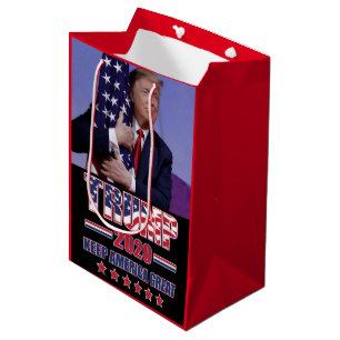 Sacola Para Presentes Média Excelente Trump 2020 Keep America