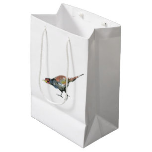 Sacola Para Presentes Média faisão