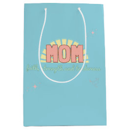 Sacola Para Presentes Média Faith, Strength & Tenderness