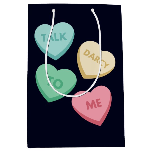 Sacola Para Presentes Média Fale comigo Darcy III (Frente)