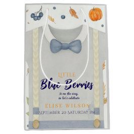 Sacola Para Presentes Média Fato de chiclete de chá de fraldas outono