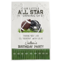 Favor de Aniversário de Futebol Little AllStar Tou