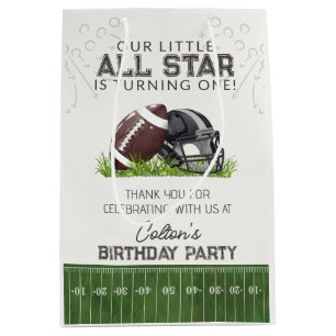 Sacola Para Presentes Média Favor de Aniversário de Futebol Little AllStar Tou