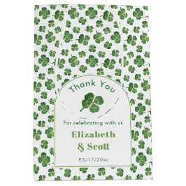 Sacola Para Presentes Média Favor de casamento moderno com arco para dia de Sã