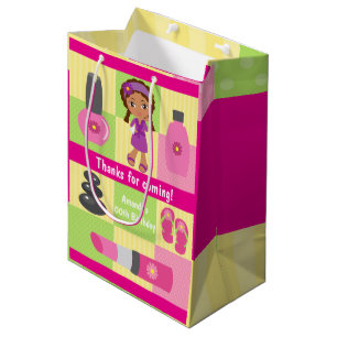 Sacola Para Presentes Média Favor de Convidado Festa de aniversário Spa