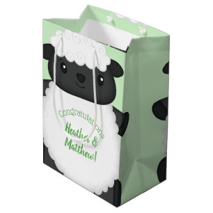 Sacola Para Presentes Média Fazenda de Ovinos