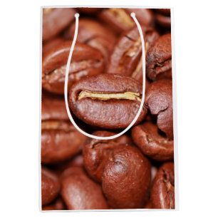 Sacola Para Presentes Média Feijões de café torrados