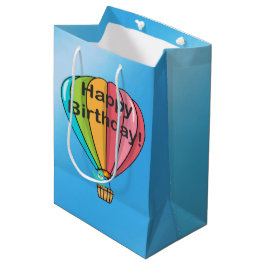 Sacola Para Presentes Média Feliz aniversário! Saco de Presente Médio