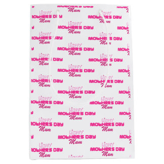 Sacola Para Presentes Média Feliz dia de as mães