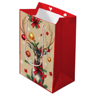 Sacola Para Presentes Média Feliz e Bag de presentes personalizada brilhante