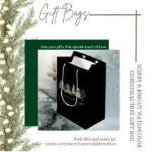 Feliz e Bright Christmas Gift Bag