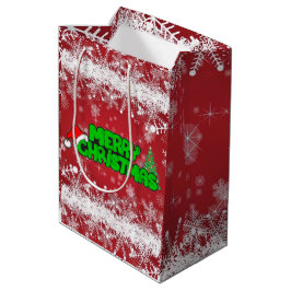 Sacola Para Presentes Média Feliz Natal