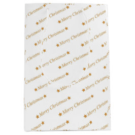 Sacola Para Presentes Média "Feliz Natal"