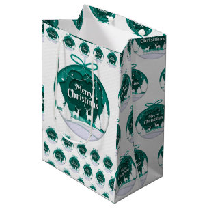 Sacola Para Presentes Média Feliz Natal