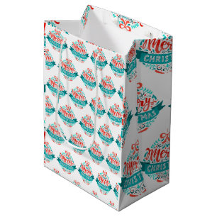 Sacola Para Presentes Média Feliz Natal