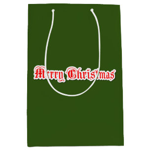 Sacola Para Presentes Média Feliz Natal