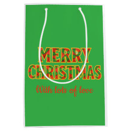 Sacola Para Presentes Média Feliz Natal