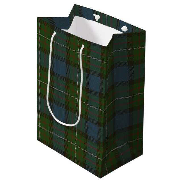 Sacola Para Presentes Média Ferguson Tartan (Frente inclinada)