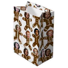 Sacola Para Presentes Média Feriado Familiar e Amigos da Pessoas Gingercake