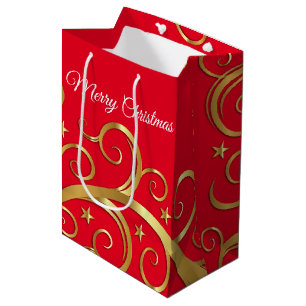 Sacola Para Presentes Média Feriado Natal Presente Saco Saco Majestoso Nadaria