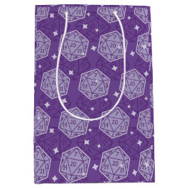 Sacola Para Presentes Média Festa de aniversário DnD Dungeons & Dragon D20 Dic