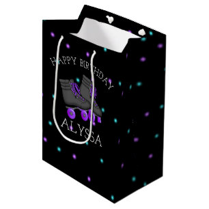 Sacola Para Presentes Média Festa de aniversário do cilindro da garota persona