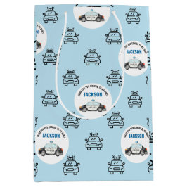 Sacola Para Presentes Média Festa de aniversário policial