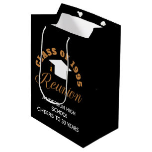 Sacola Para Presentes Média Festa de Reunião de Segundo grau Personalizado Chi