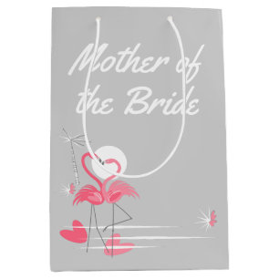Sacola Para Presentes Média Flamingo Love Side Madre do meio noivo