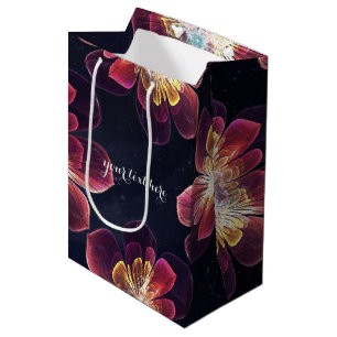 Sacola Para Presentes Média Flor do Mar do Tibete Marca de presentes persona