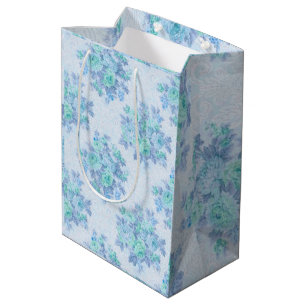 Sacola Para Presentes Média Floral Luxury