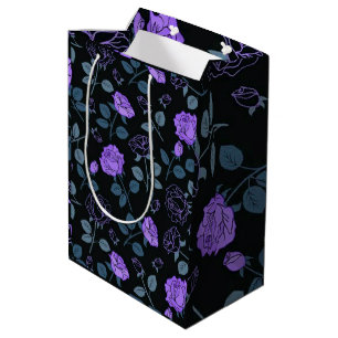 Sacola Para Presentes Média Floral Luxury