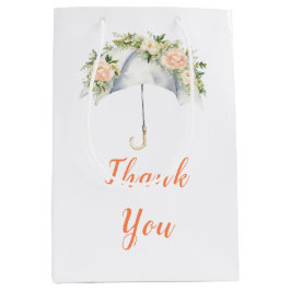 Sacola Para Presentes Média Floral Umbrella Baby Shower