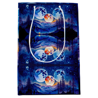 Sacola Para Presentes Média Floral Wrapping Paper