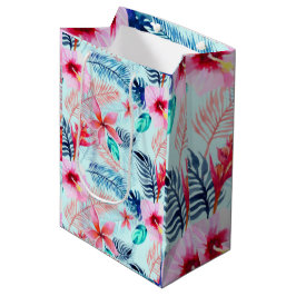 Sacola Para Presentes Média Flores