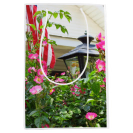 Sacola Para Presentes Média Flores de 4 de julho - Martha's Vineyard