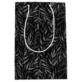 Sacola Para Presentes Média Folhas de galho.