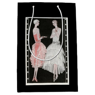 Sacola Para Presentes Média forma do Flapper do 1920