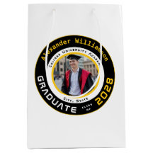 Foto de Formatura Amarelo Preto Branco