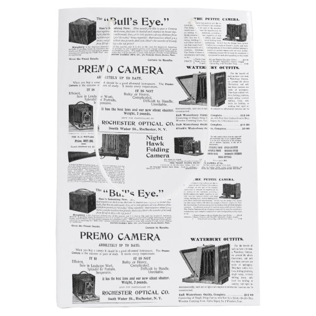 Sacola Para Presentes Média Fotografia Fabulosa de Câmara Antica (Frente)