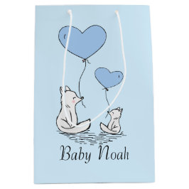 Sacola Para Presentes Média Fox Love Gift Bag