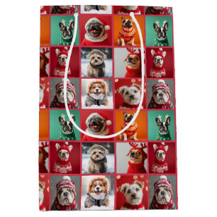 Sacola Para Presentes Média Franco Festivo e Amigos, Saco de Presente Médio